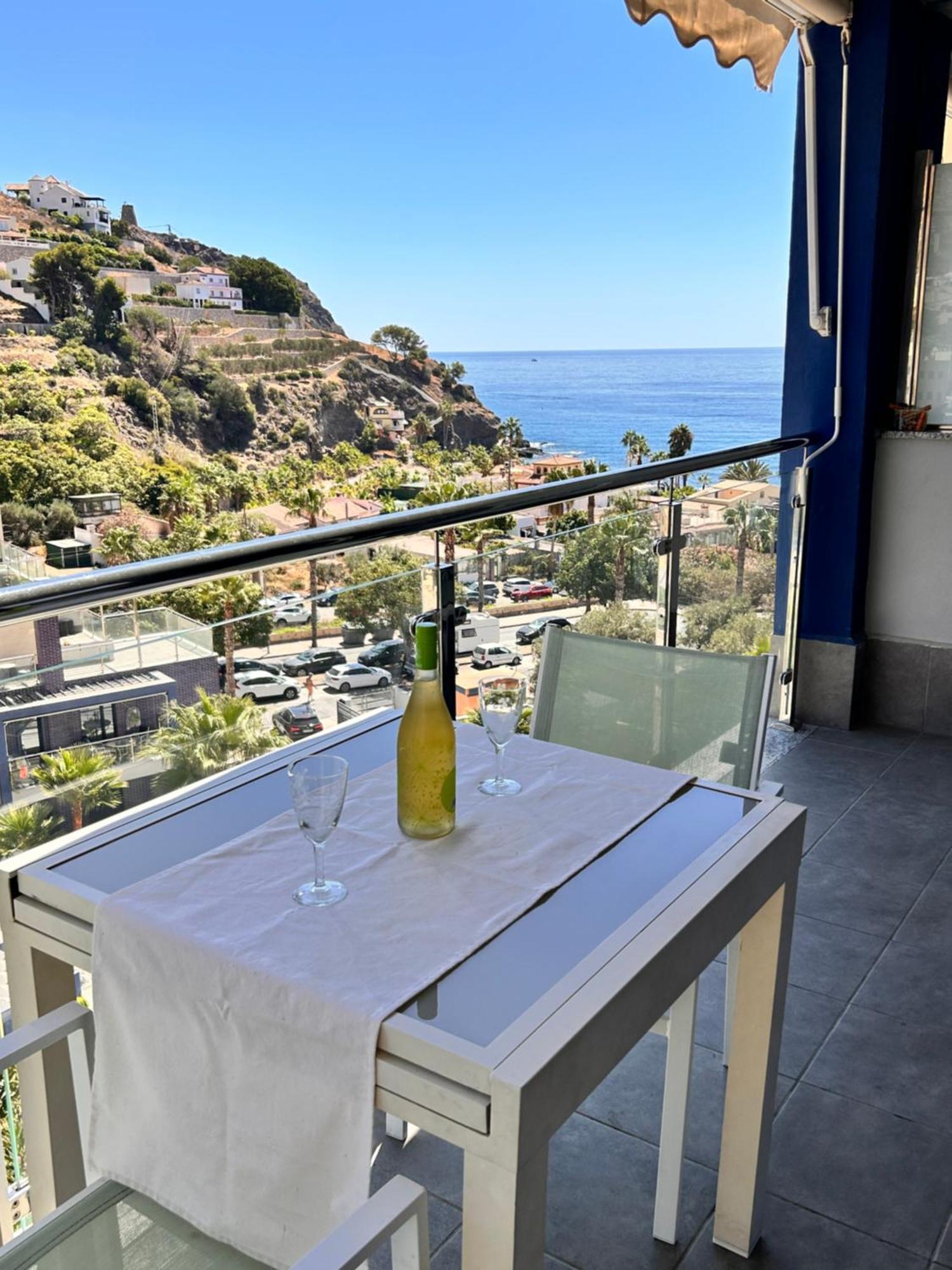 Ferienwohnung Vistas De Ensueno Junto Al Mar Almuñécar Exterior foto